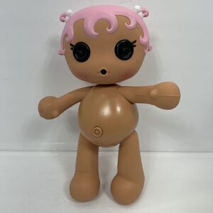 Lalaloopsy Baby Diaper Surprise Doll Full Size Pink Hair Black Button Eyes 2014
